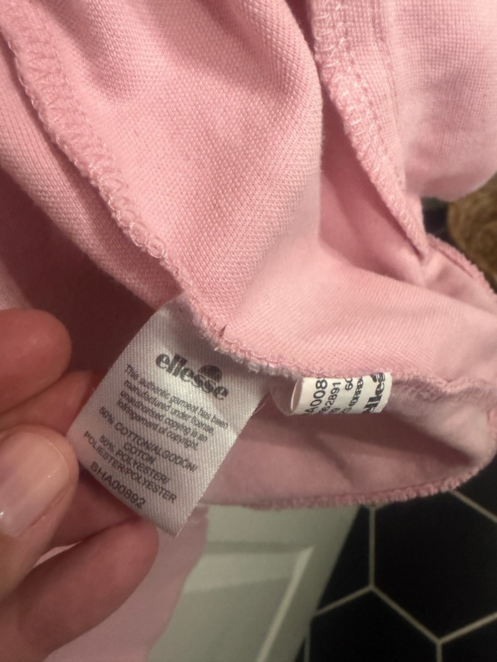 Great Condition Men’s L Ellesse Pink Track Jacket with Sky Blue Stripes. Tennis - Picture 11 of 12